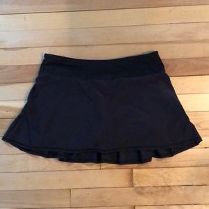 Black Lululemon Skort